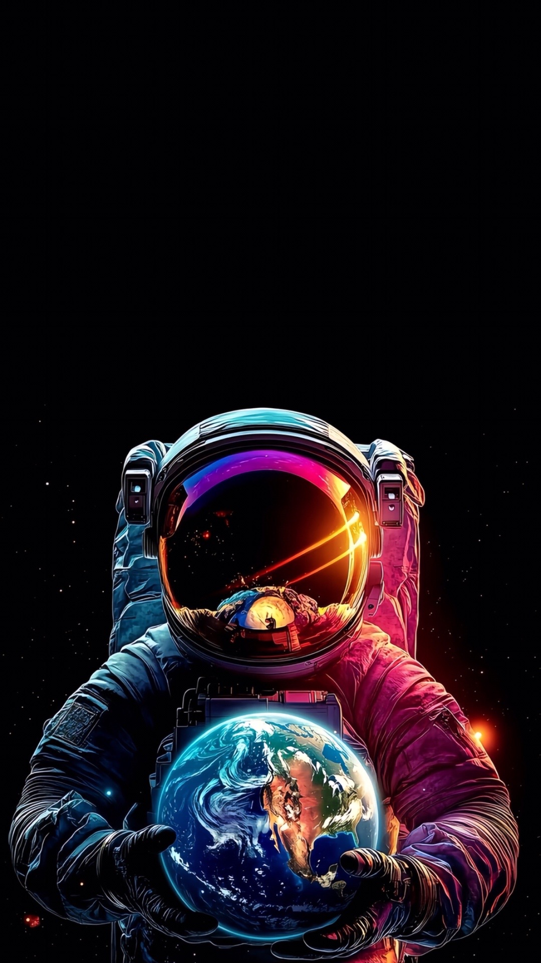#astronauta #tierra #espacio #negro #space