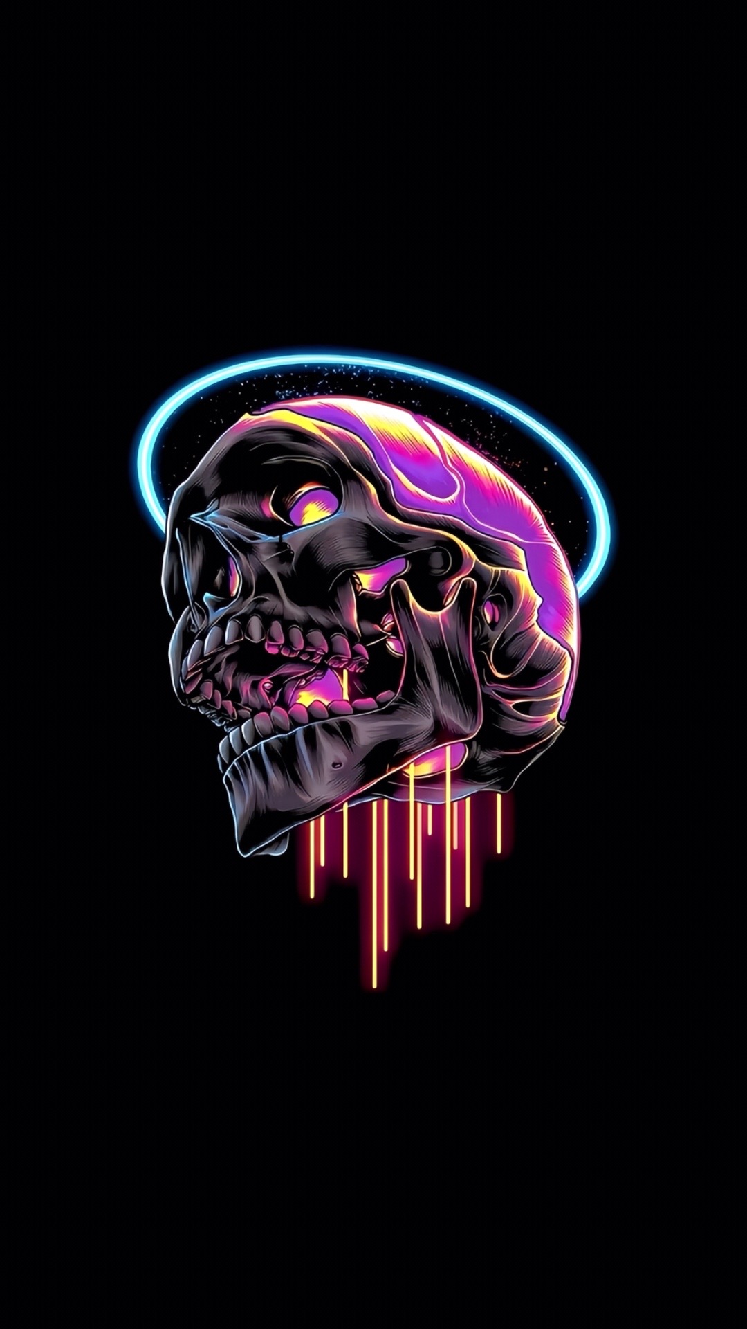 #esqueleto #negro #calavera #angel