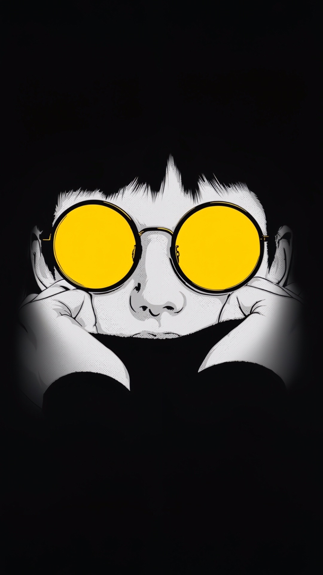 #lentes #lente #anteojos #gafas #amarillo #negro