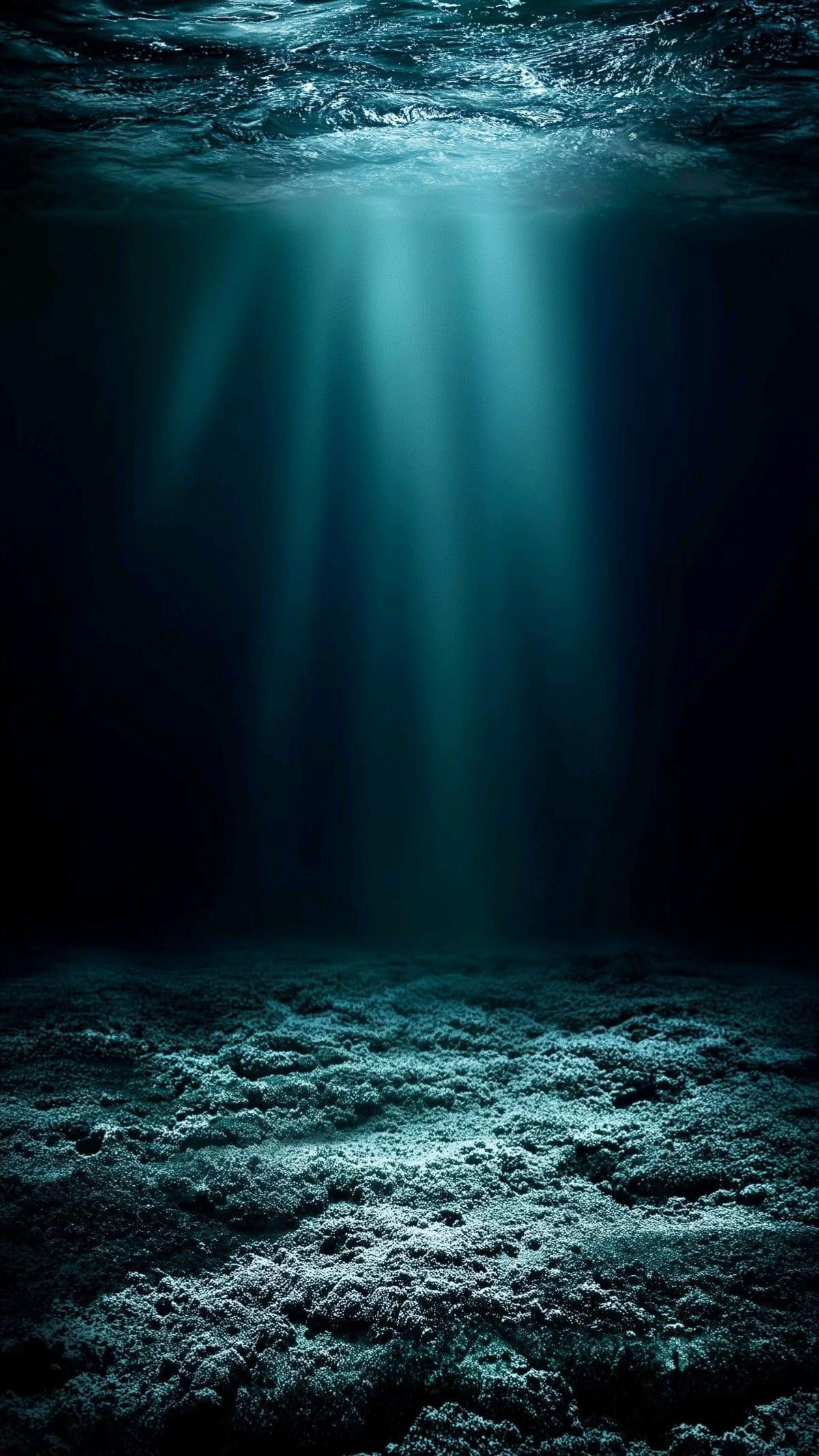 #oceano #mar #agua #submarino #oscuridad #iluminacion #natural #naturaleza #acuatico #marino #profundo