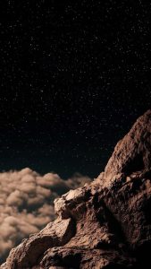 #roca #rock #noche #night #estrellas #stars #nubes #clouds #paisaje #landscape #montaña #mountain #viaLactea #milkyway