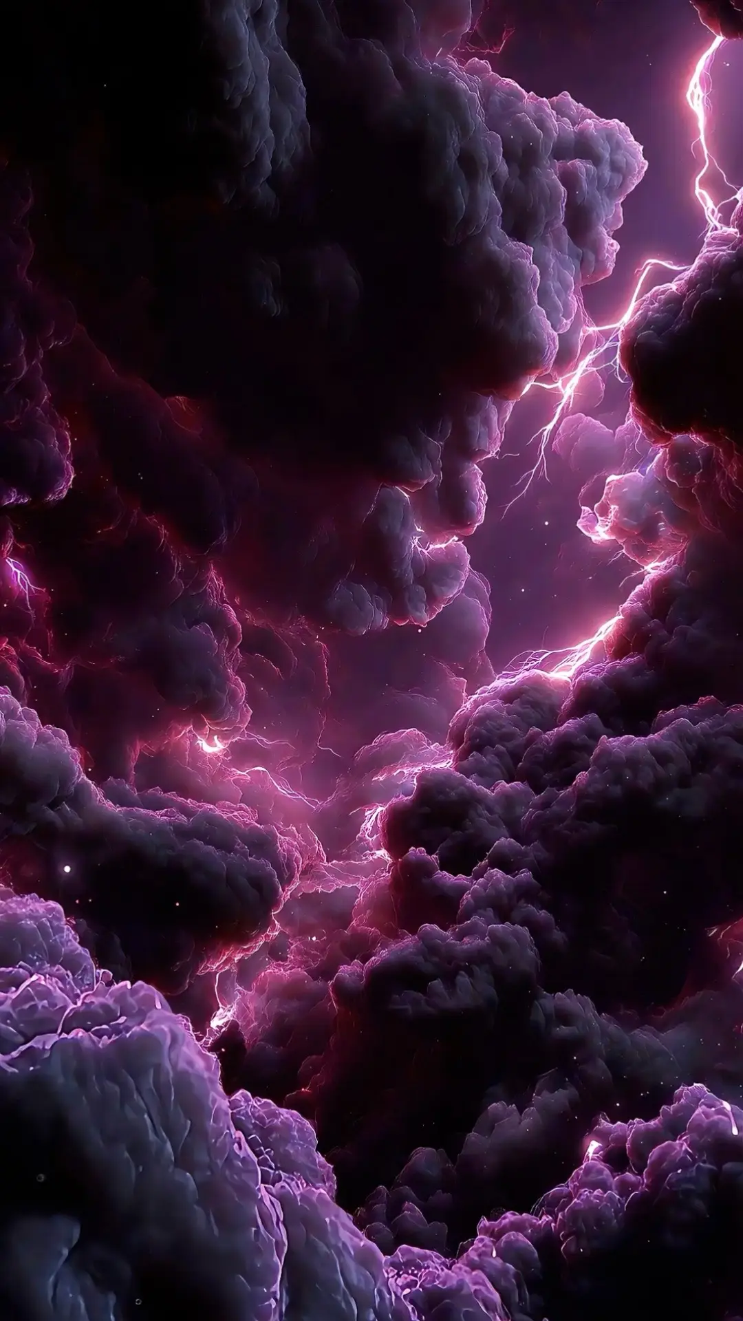 #rayos #lightning #nubes #clouds #morado #purple #rosa #pink #tormenta #storm #cielo #sky #cosmico #cosmic