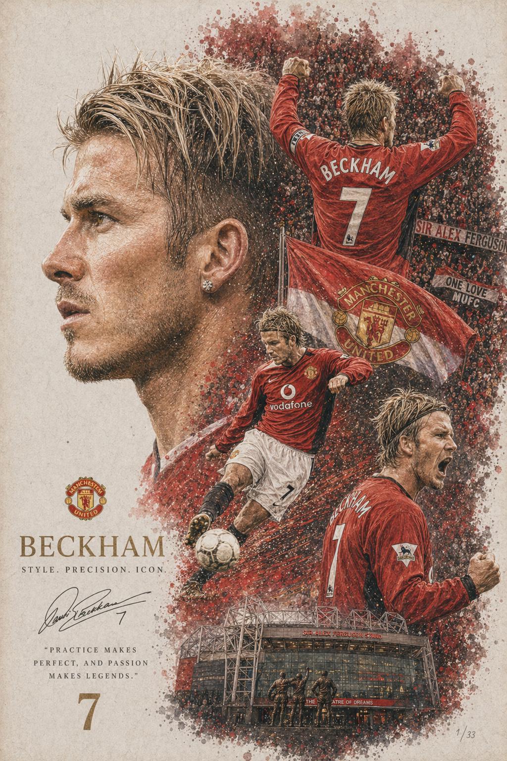 #fifa #futbol #soccer #jugador #player #beckham #manchester #united #inglaterra #england