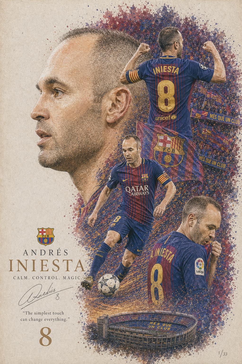 #fifa #futbol #soccer #jugador #player #iniesta #barca #barcelona #españa #spain