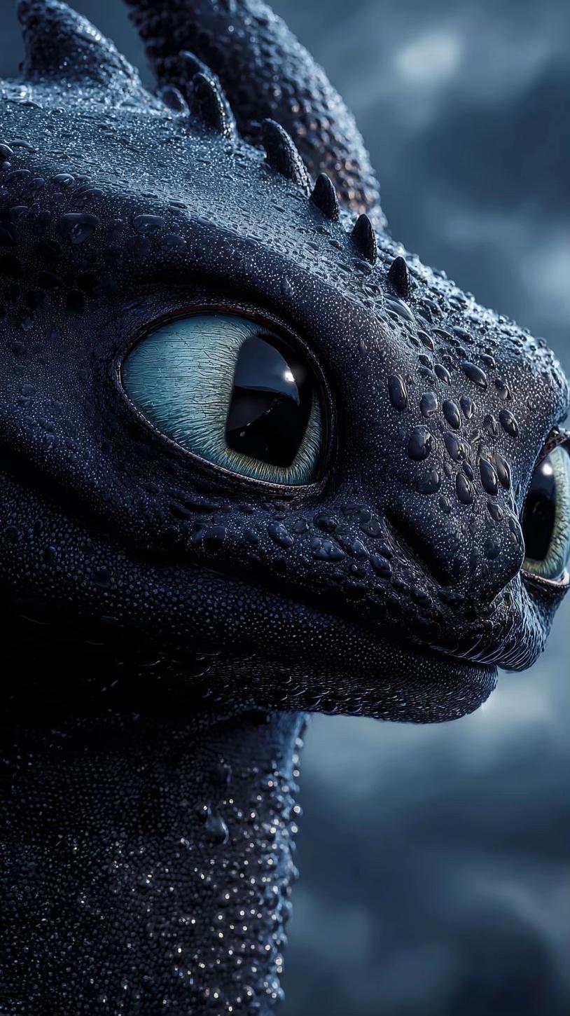 #chimuelo #dragon #furia #fury #nocturna #noche #oscuro #negro