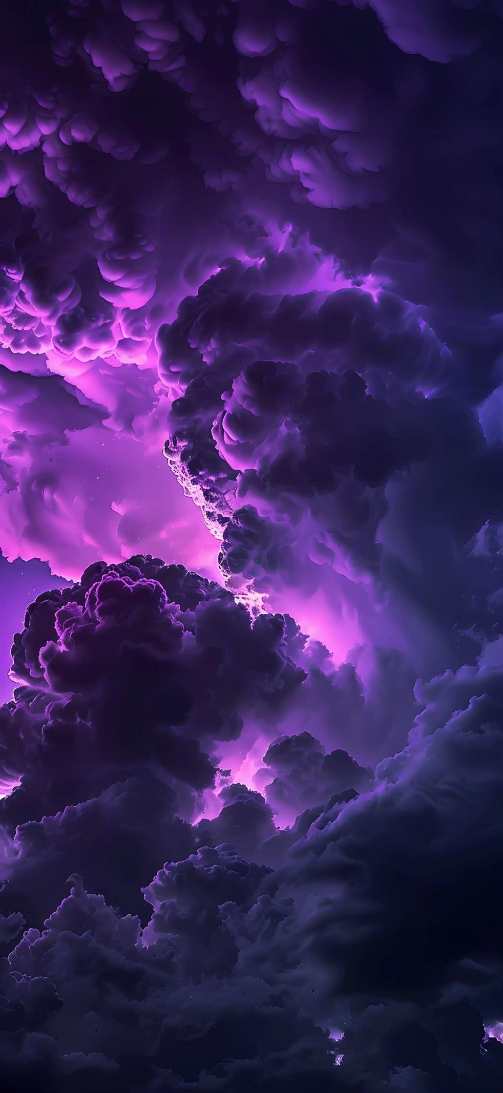 #nebulosa nube #cielo #morado #lila