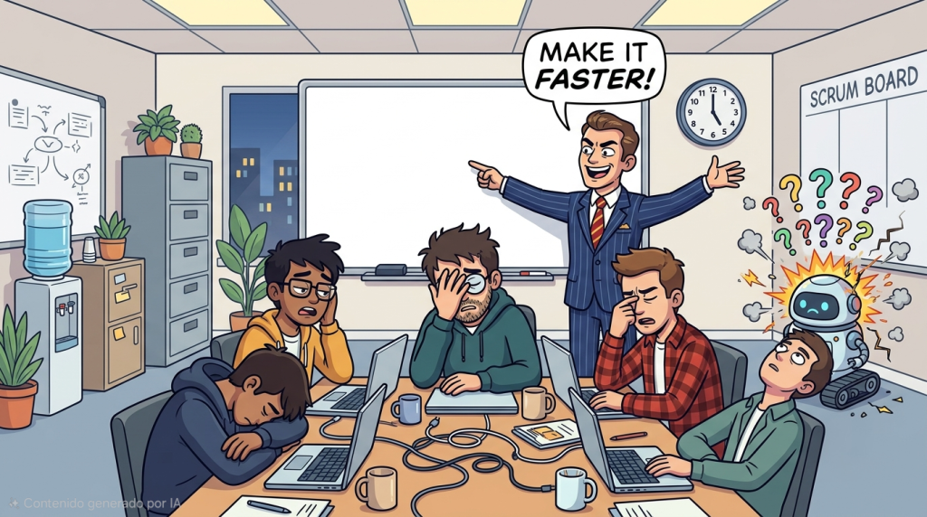 scrum master pidiendo imposibles