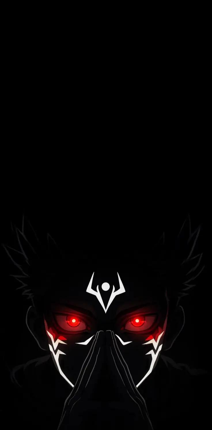 #anime #oscuro #dark #ojosrojos #redeyes #manga #malvado #evil #poder #power #siniestro #sinister