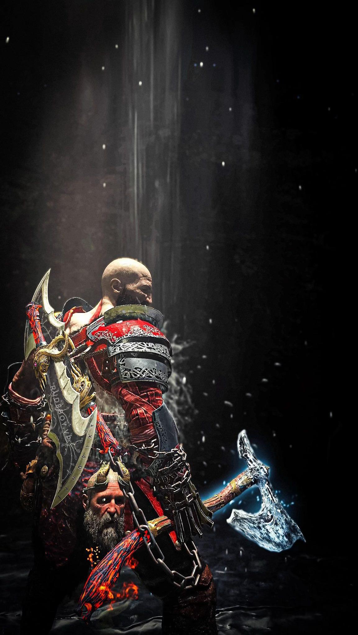 #kratos #guerrero #warrior #dios #god #hacha #axe #epico #epic #juego #game #batalla
