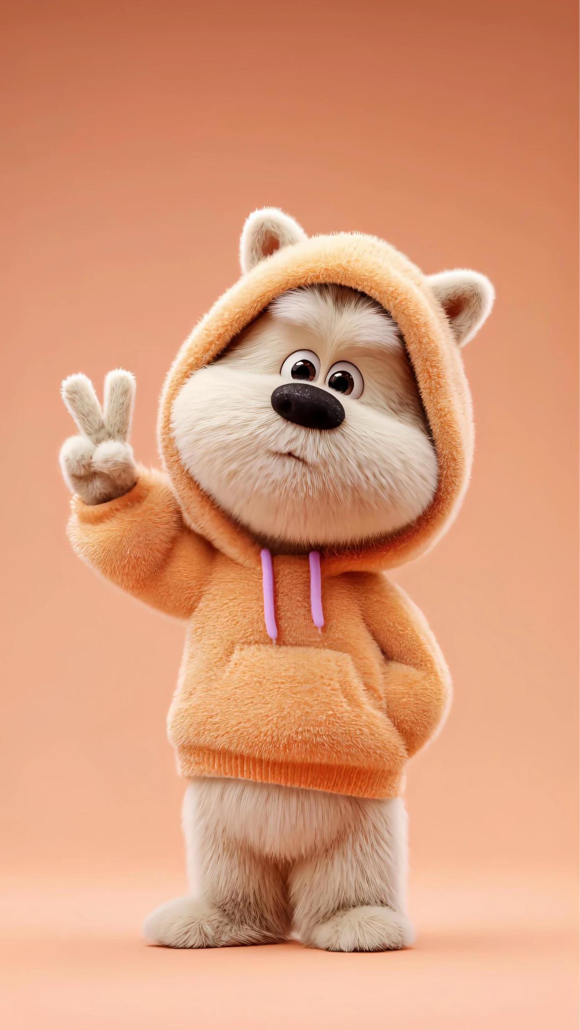 #oso #bear #perro #dog #hoodie #sudadera #peluche #fluffy #cute #lindo #paz #peace