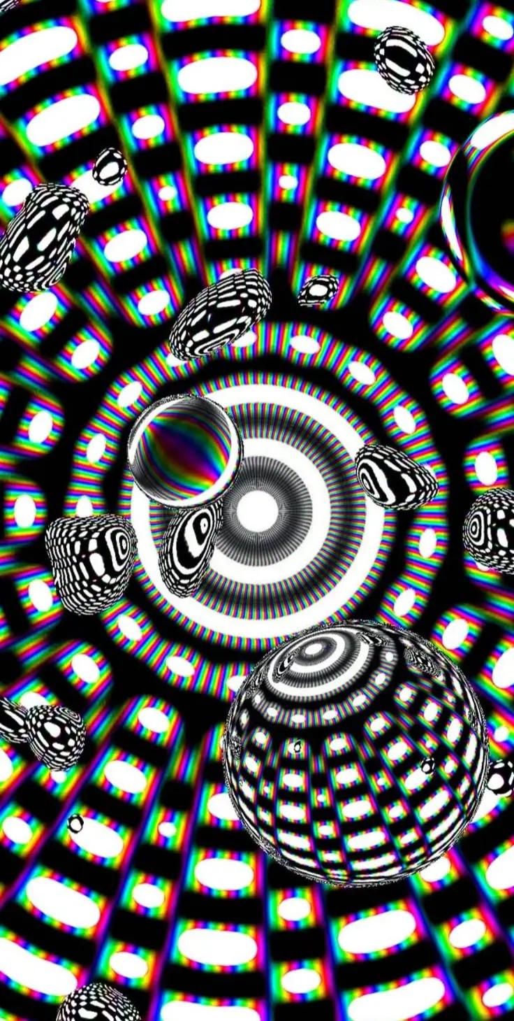 #psicodelico #psychedelic #arcoiris #rainbow #túnel #tunnel #optico #optical #arte #art #color #colorful