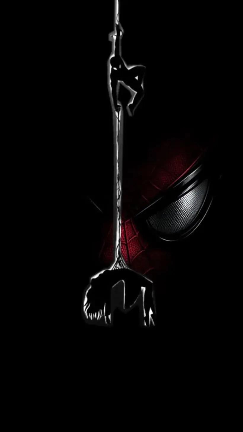#spiderman #araña #heroe #hero #oscuro #dark #telaraña #web #epico #epic #negro #black